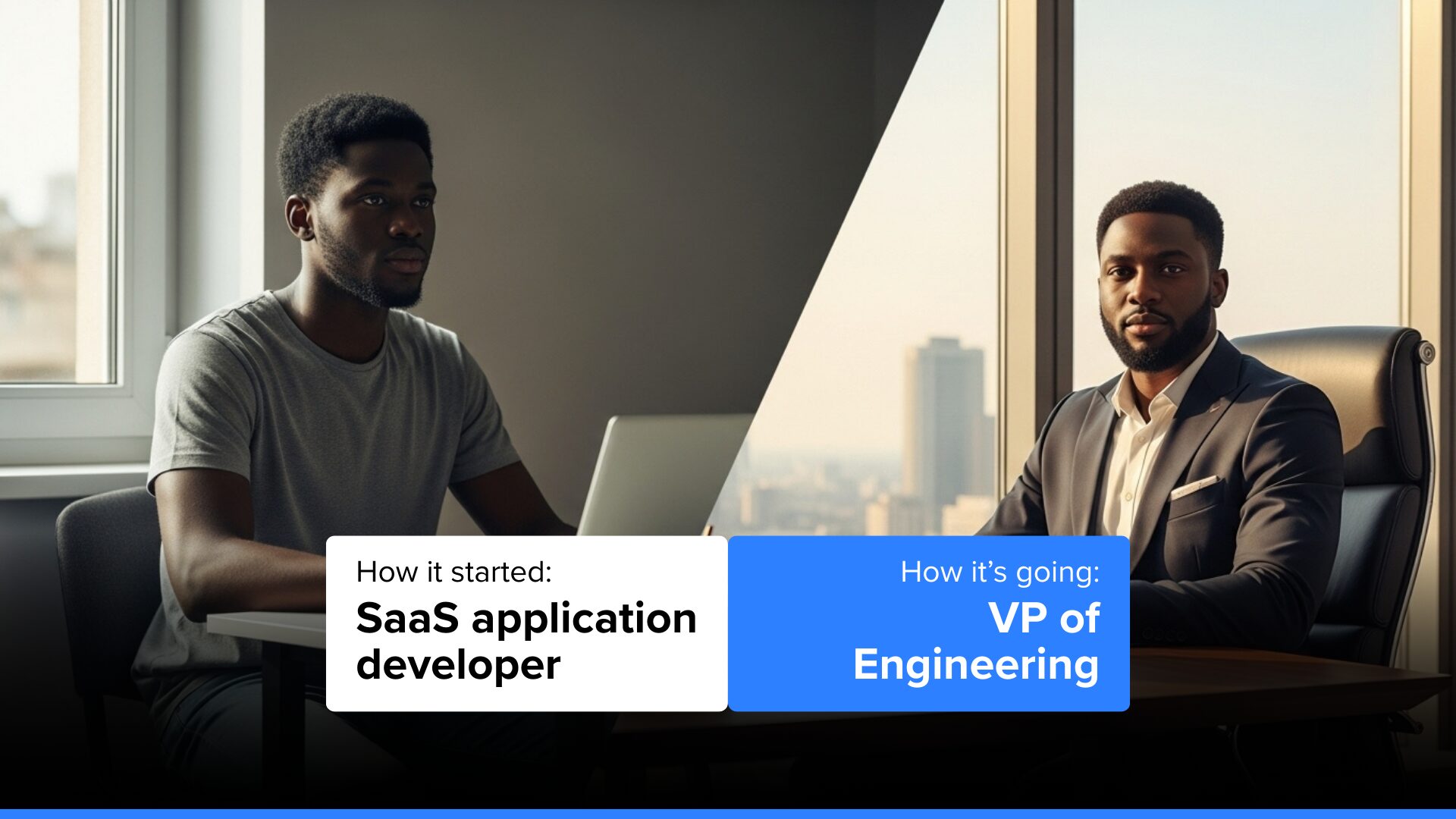 How it started: SaaS application developer. How it’s going: VP of Engineering